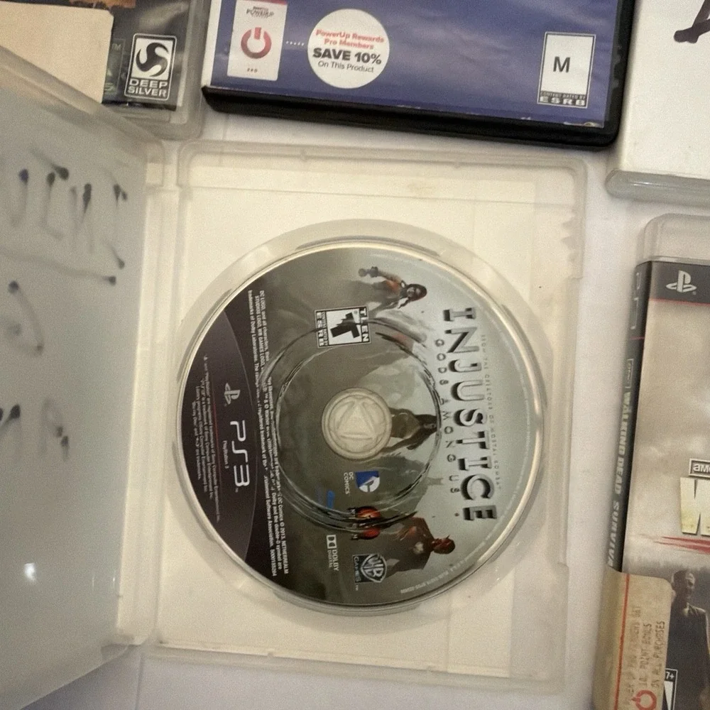 Sony PS3 Game Lot (9) PlayStation Final Fantasy XIII Dead Island Injustice NHL
